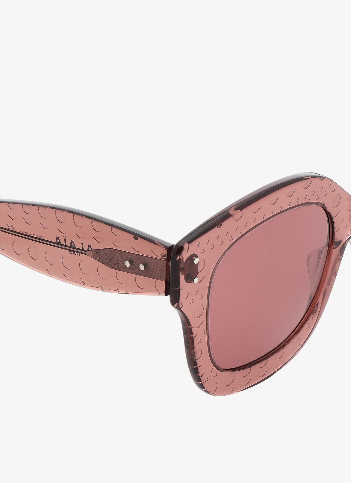 GLASSES LUNETTES NUDE/RED ALAÏA BLUSH-BLUSH-RED  GLASSES LUNETTES NUDE/RED